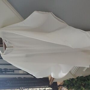 Ladies Free flowing White Batwing blouse by Wo Wo